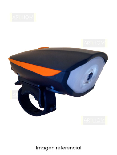 Luz delantera para Bicicleta Anaranjada